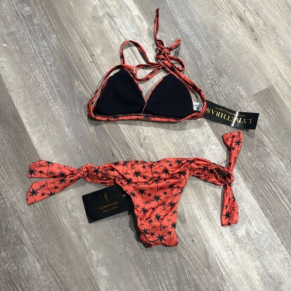 Lybethras Orange Coconut Tree Bikini - Picture 3 of 4